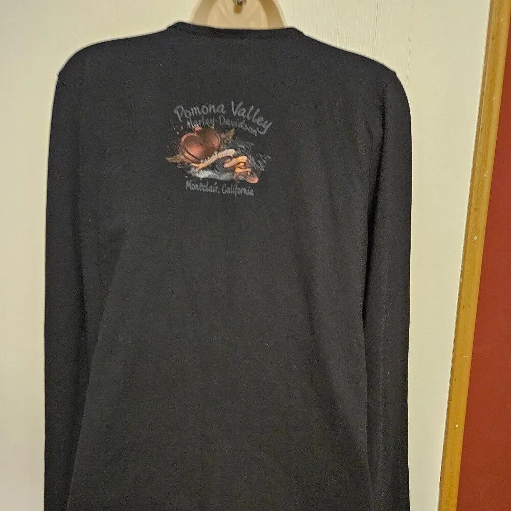 - HARLEY-DAVIDSON X-LARGE BLACK EX COND - Picture 3 of 5